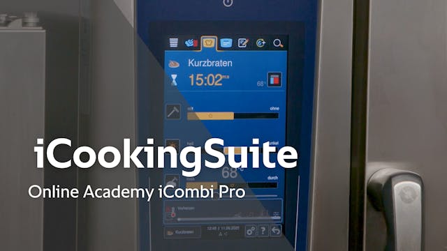 iCookingSuite - Online Academy iCombi...