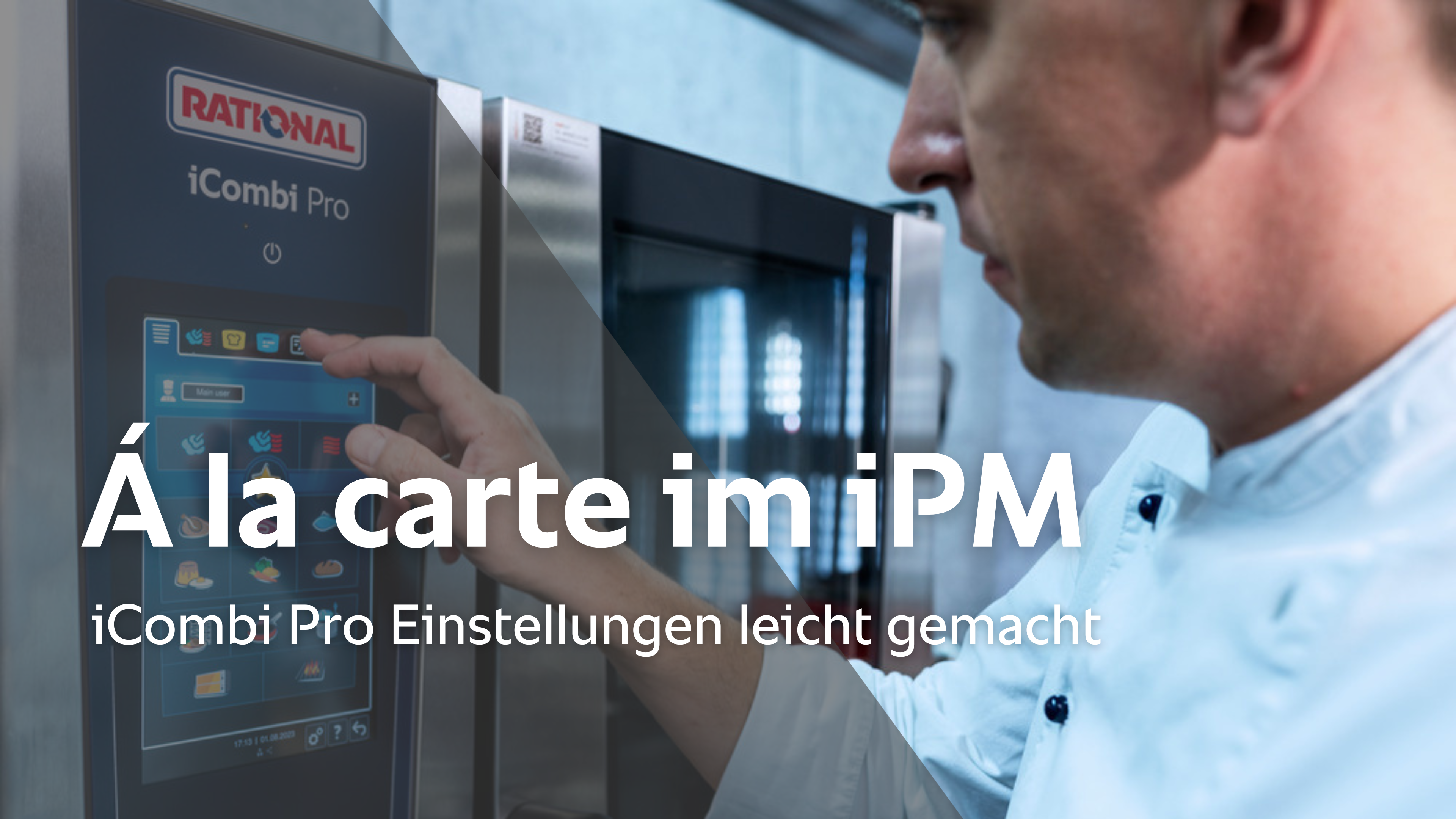 À la carte im iProductionManager - iCombi Pro Einstellungen leicht gemacht
