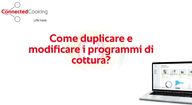 Soluzione: Come duplicare e modificare i programmi di cottura - ConnectedCooking