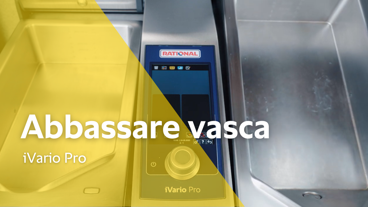 Formazione: Abbassare automaticamente la vasca in iVario Pro