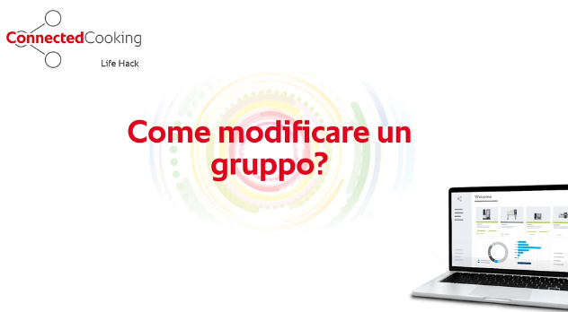Soluzione: Come modificare un gruppo - ConnectedCooking