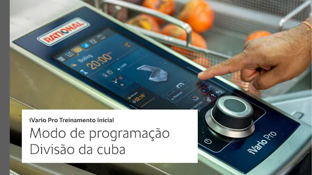 Divisão da cuba no Modo de programaçã...