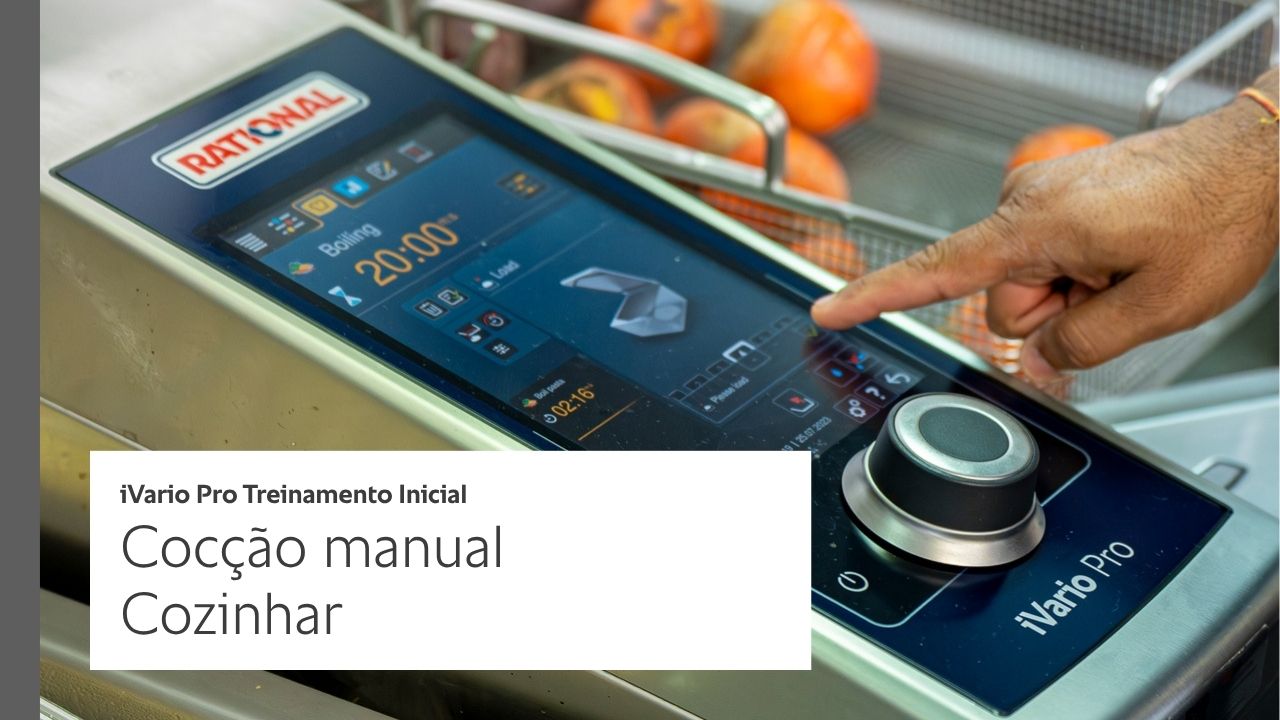 Introdução ao cozimento manual – Treinamento Inicial para iVario Pro