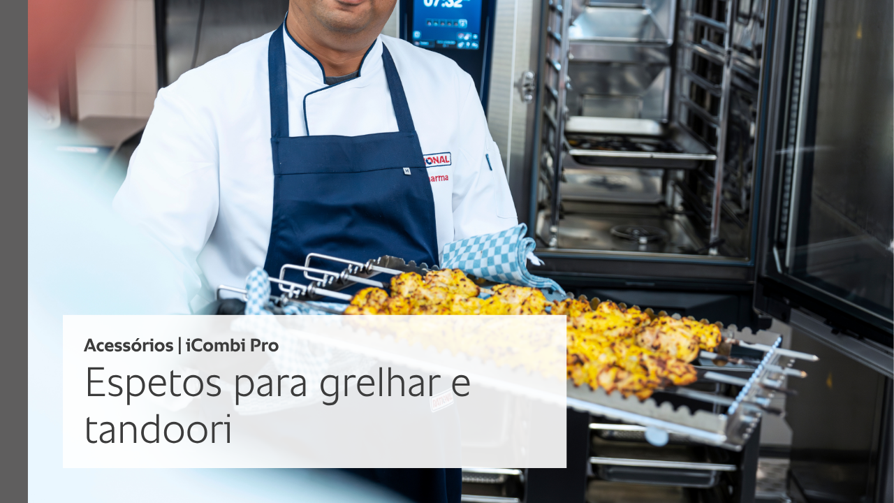 Espetos para grelhar e tandoori - Acessório iCombi Pro