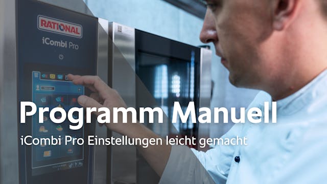 Manuelles Programm - iCombi Pro Einst...