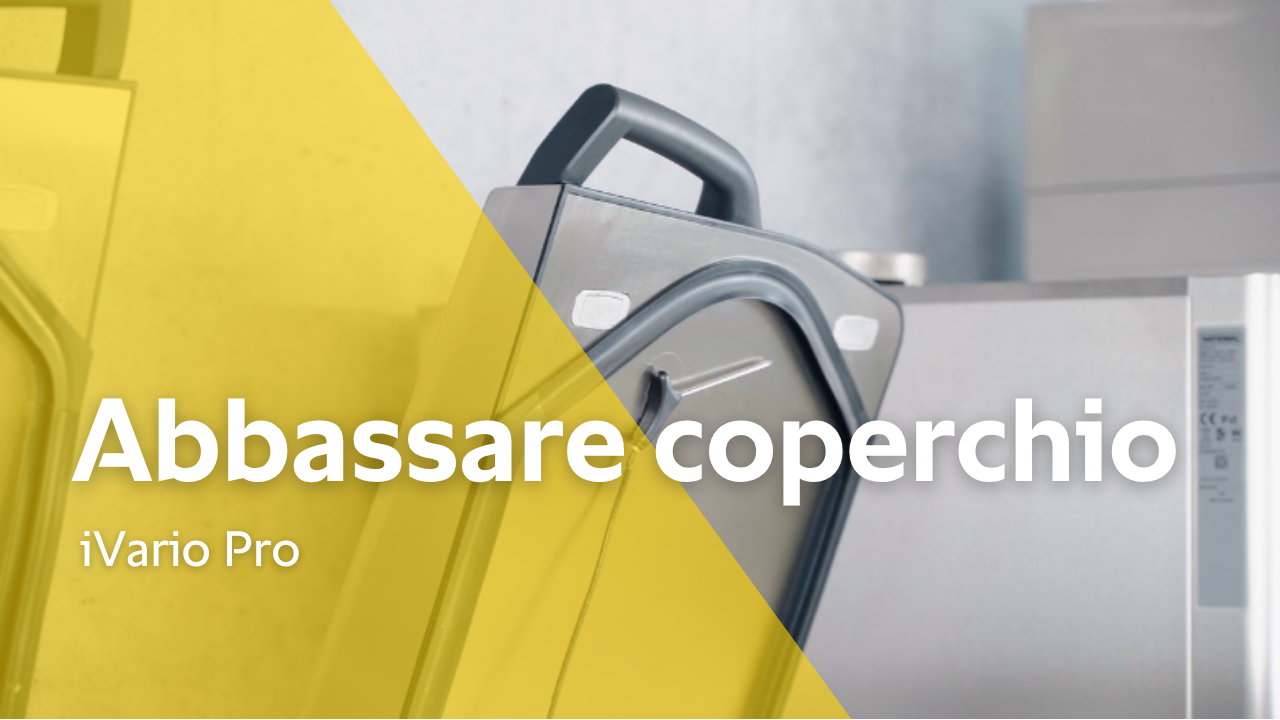 Formazione: Abbassamento automatico del coperchio di iVario Pro doppia vasca