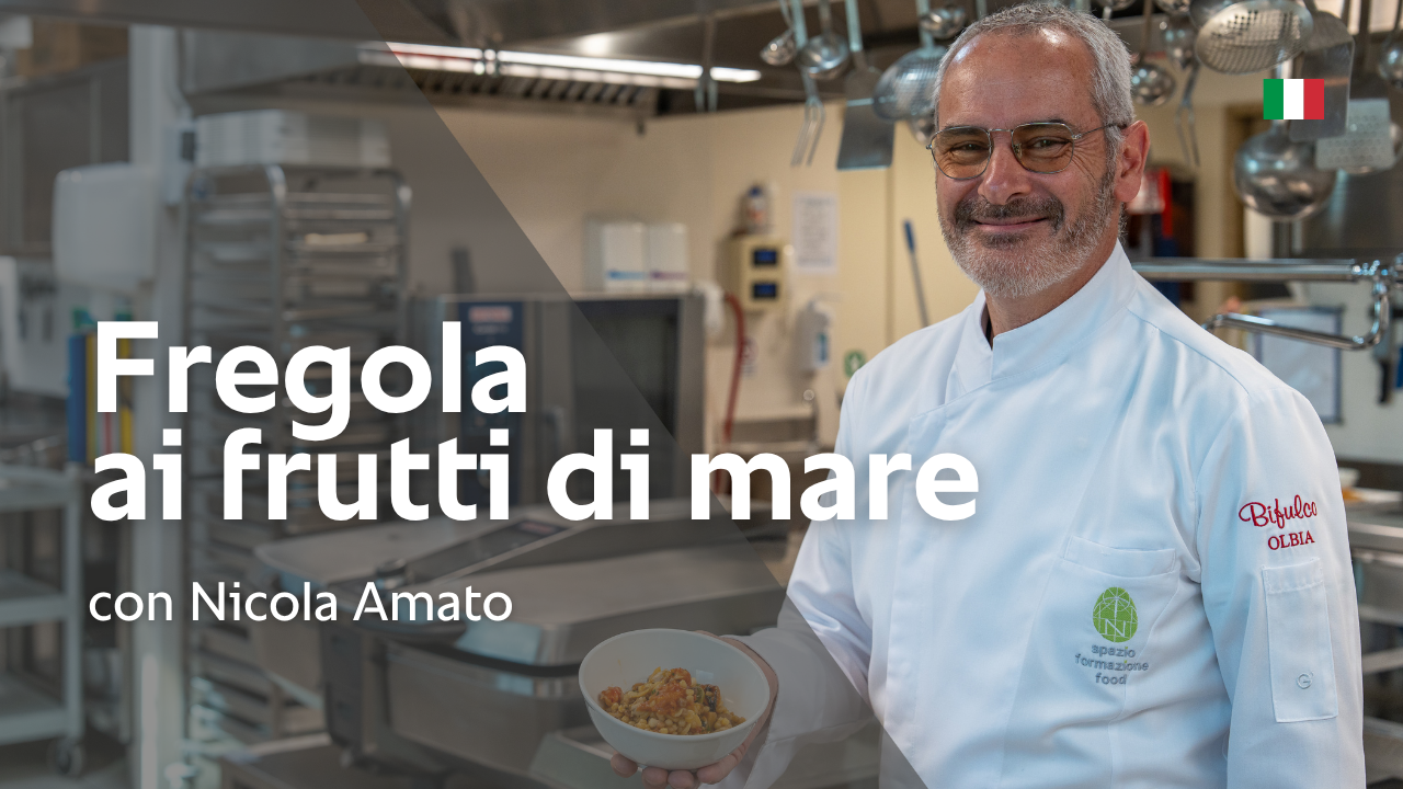Ricetta: Fregola ai frutti di mare con Nicola Amato