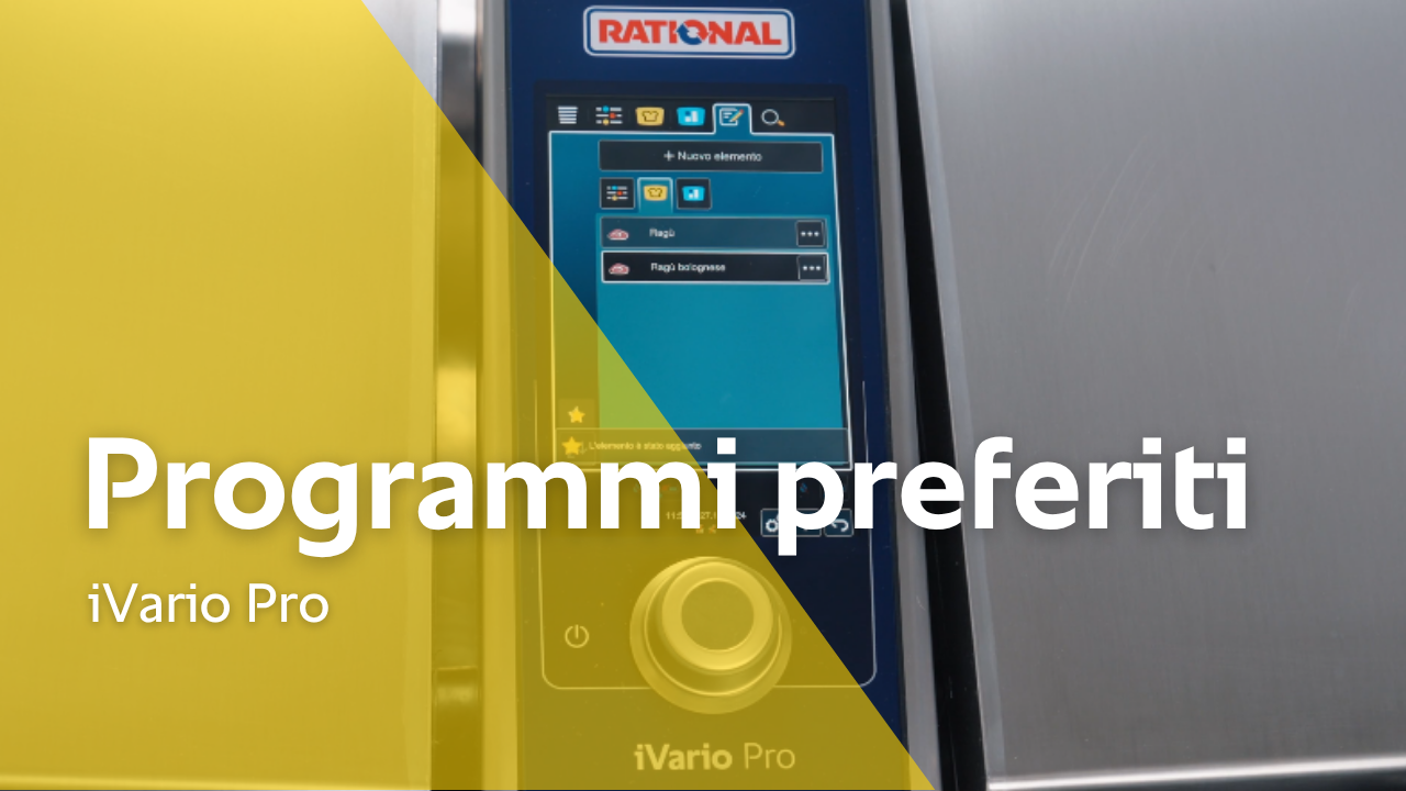 Formazione: Aggiungere i programmi preferiti in iVario Pro