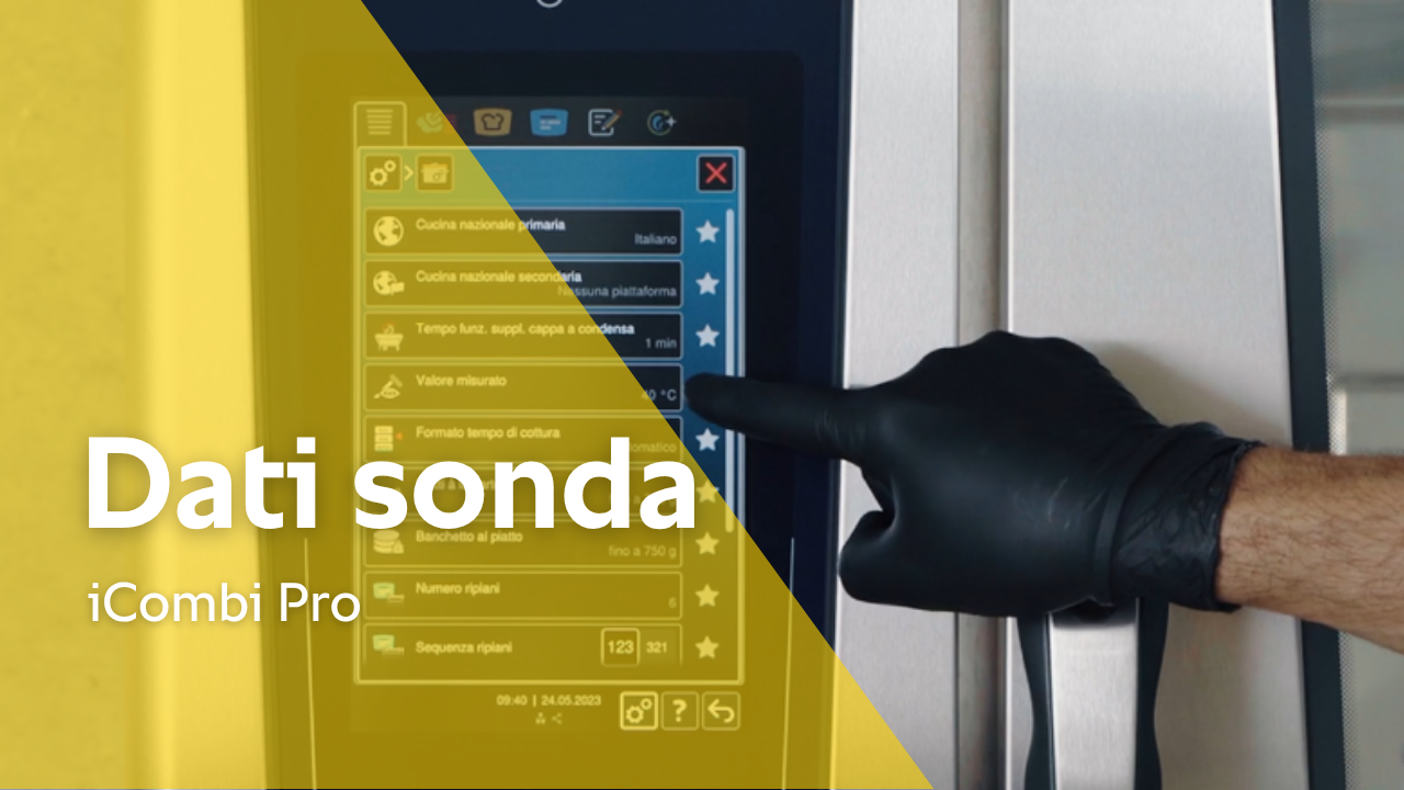 Formazione: Monitorare i dati della sonda in iCombi Pro