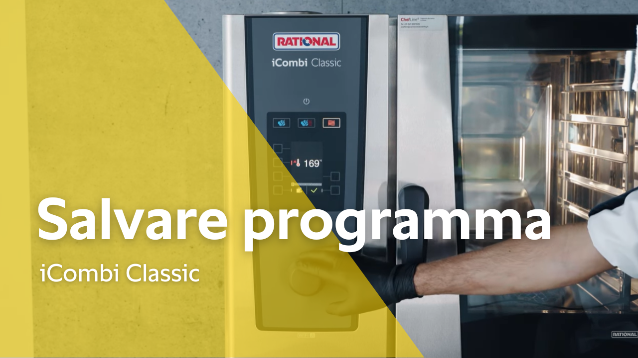 Formazione: Salvare un programma in iCombi Classic