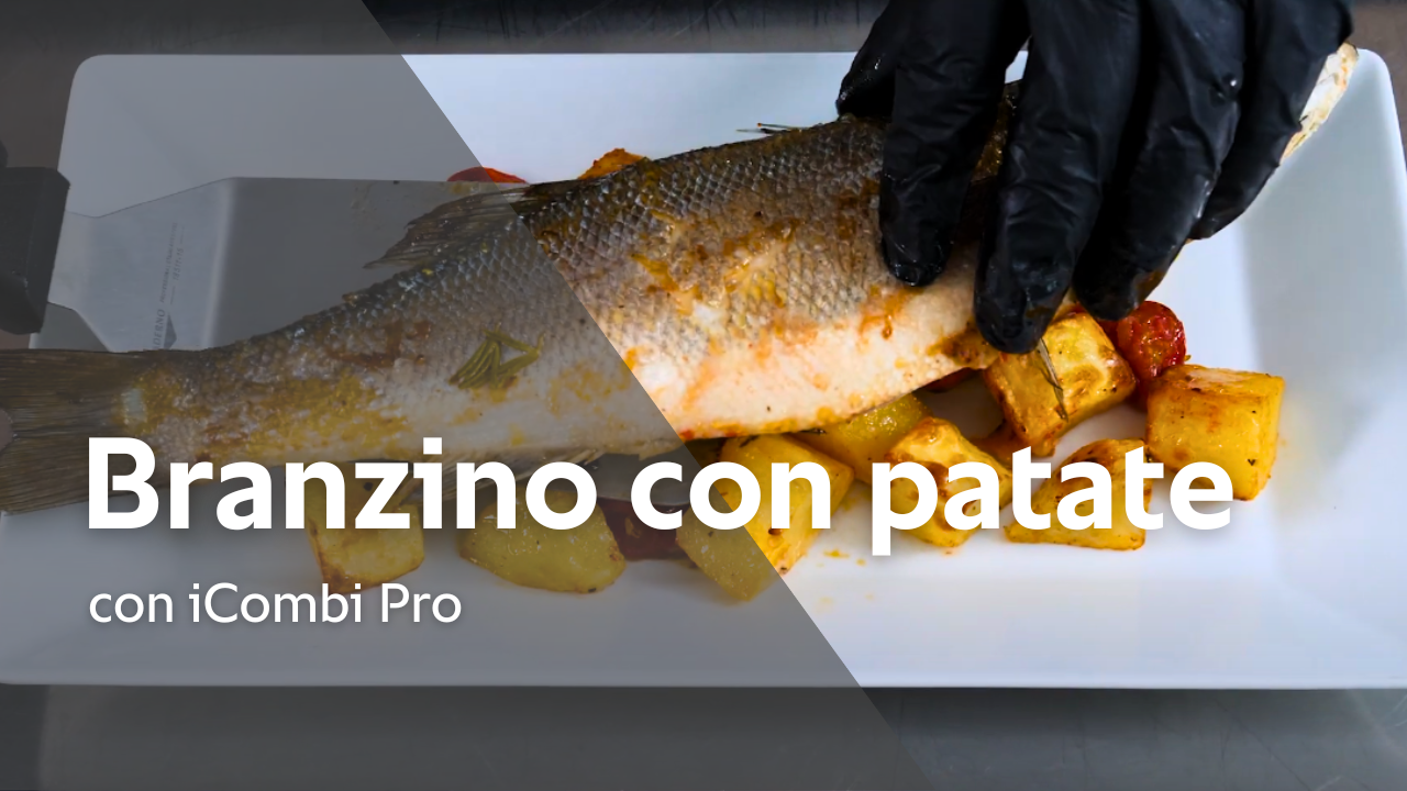 Ricetta: Branzino e patate con iCombi Pro
