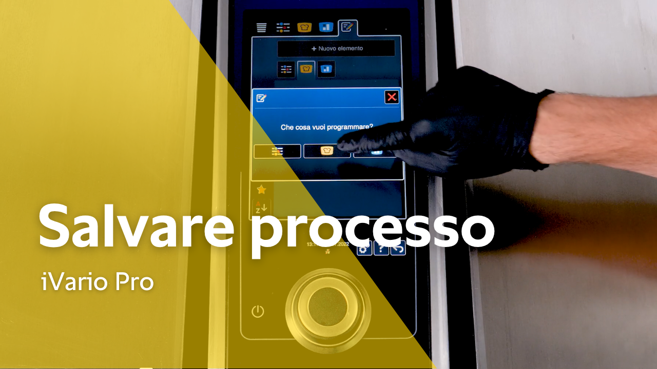 Formazione: Salvare un processo di cottura in iVario Pro