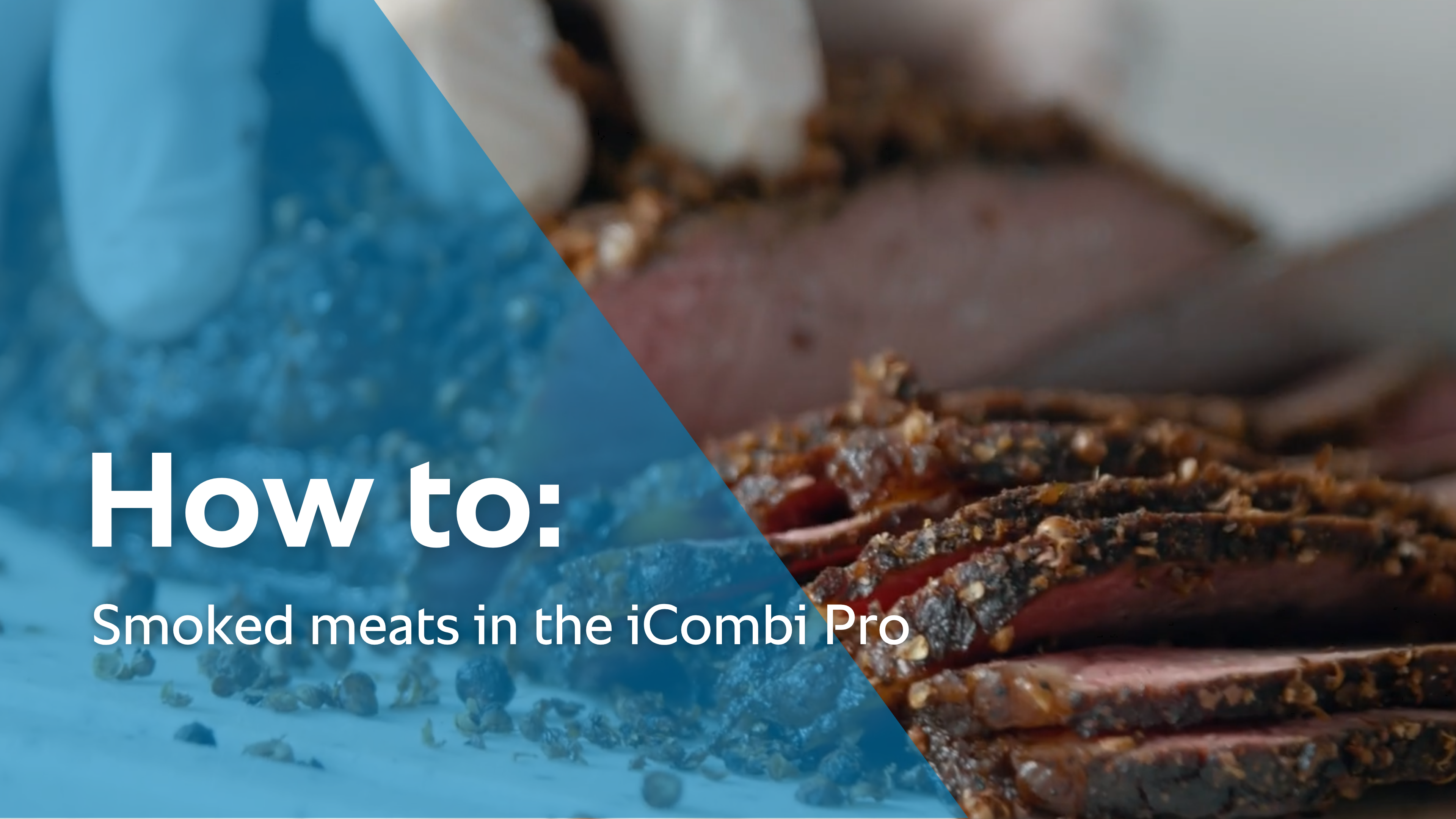 How to: Smoked meats in the iCombi Pro
