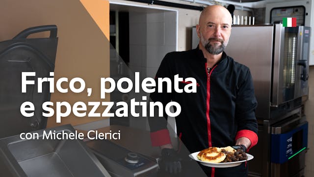 Ricetta: Frico, polenta e spezzatino ...