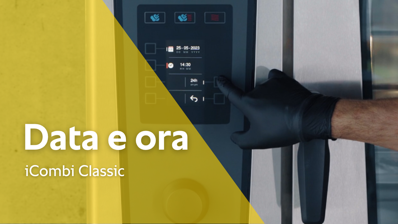 Formazione: Impostare data e ora in iCombi Classic