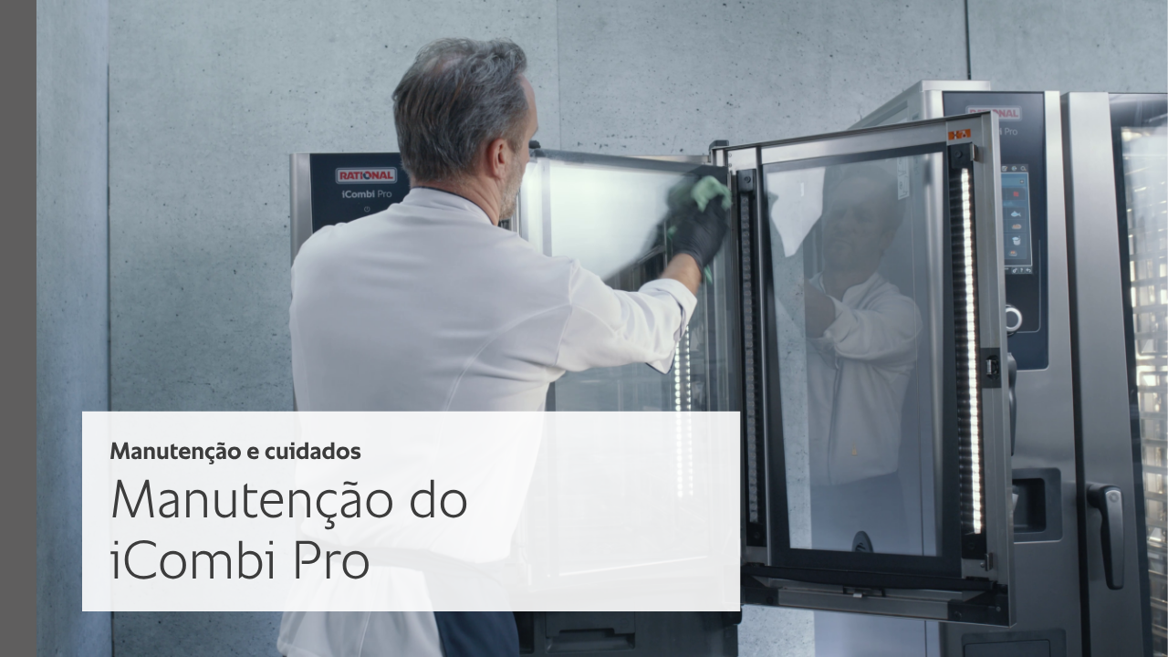 Manutenção do iCombi Pro | RATIONAL