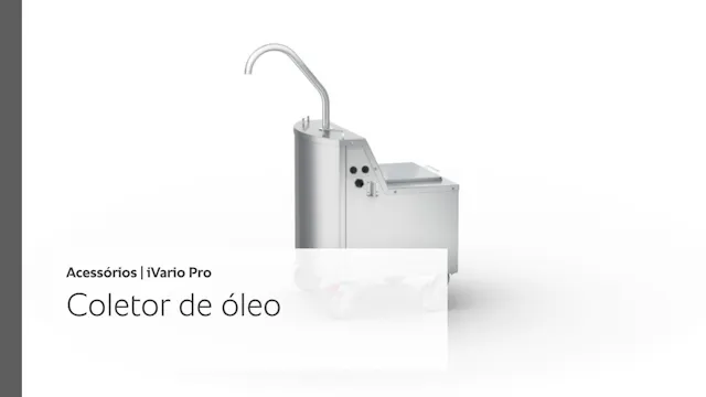 Coletor de óleo - Acessórios iVario Pro