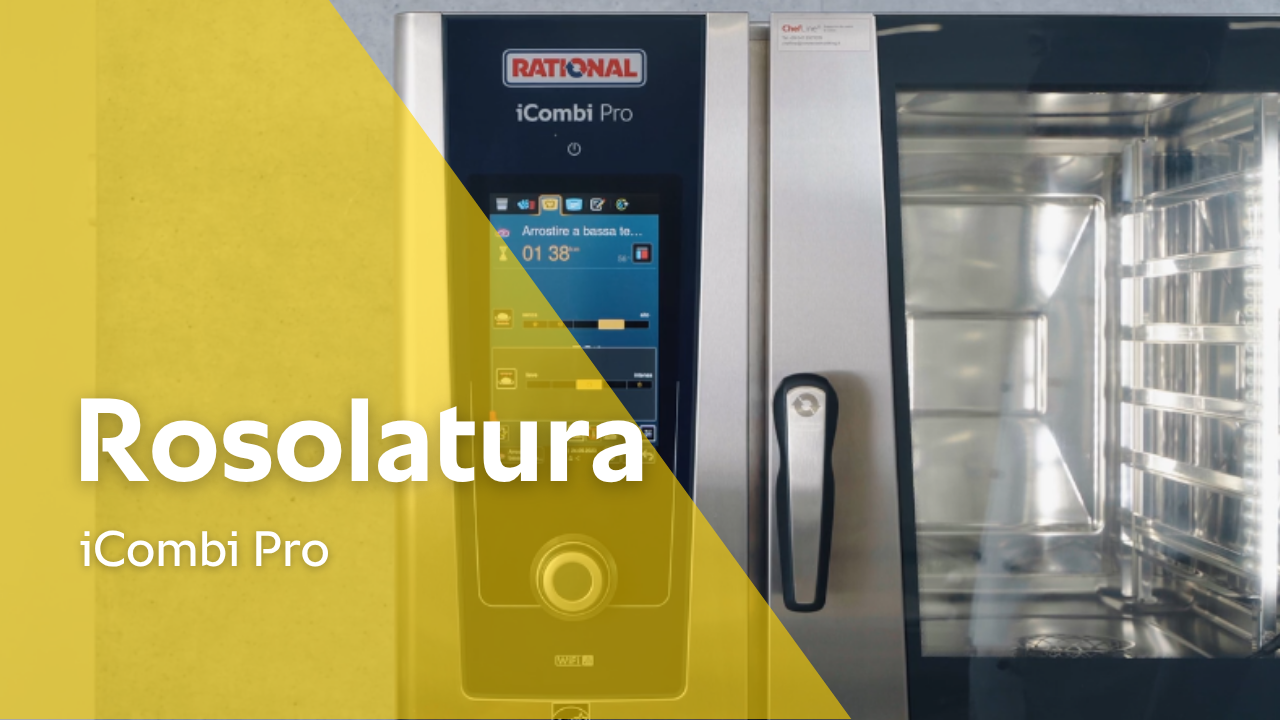 Formazione: Impostare la rosolatura al termine della cottura in iCombi Pro