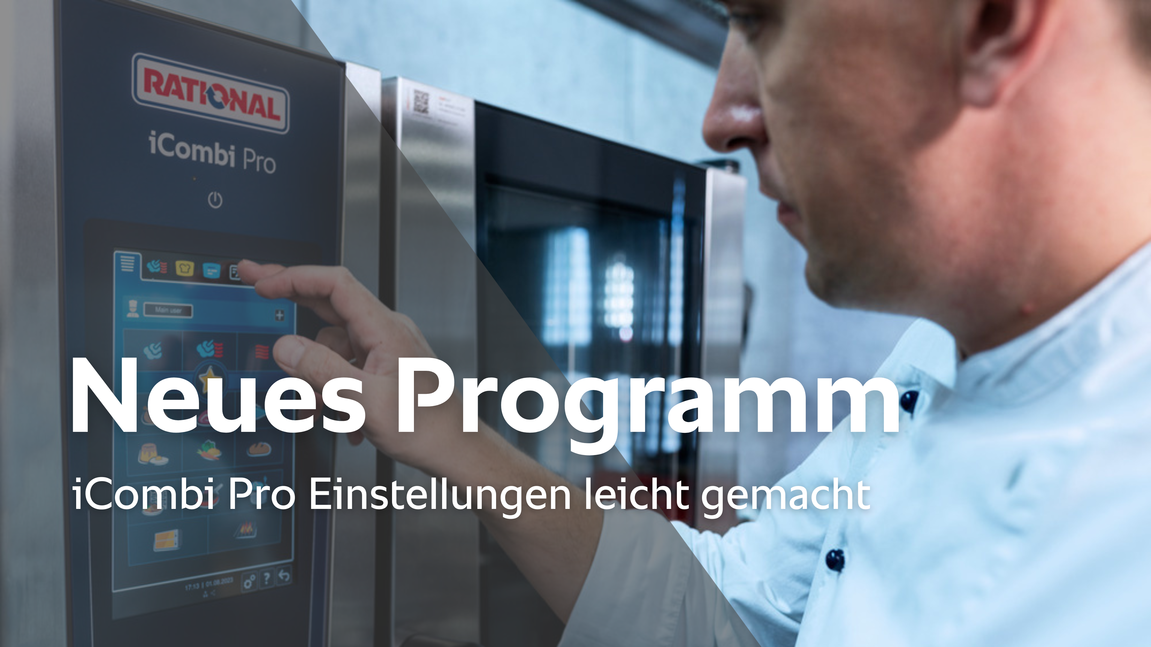 Neues manuelles Programm - iCombi Pro Einstellungen leicht gemacht