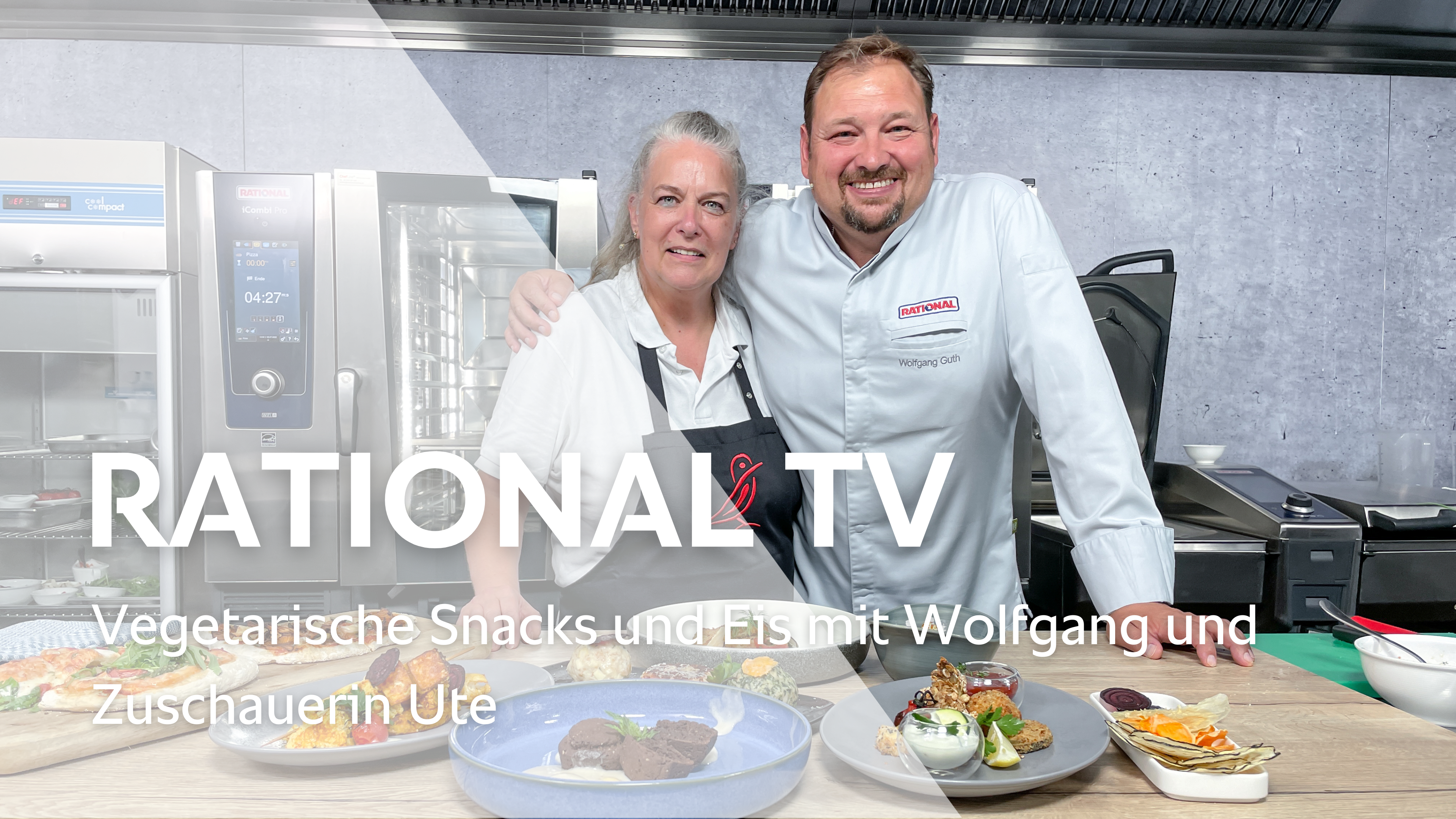 Vegetarische Snacks und Eis mit Wolfgang und Zuschauerin Ute - RATIONAL TV