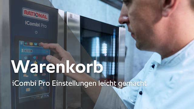 Warenkorb anpassen - iCombi Pro Einst...