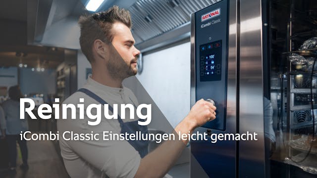 Reinigung - iCombi Classic Einstellun...