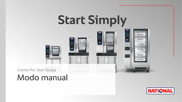 Start Simply: iCombi Pro Modo manual