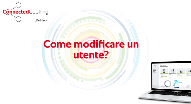 Soluzione: Come modificare un utente - ConnectedCooking