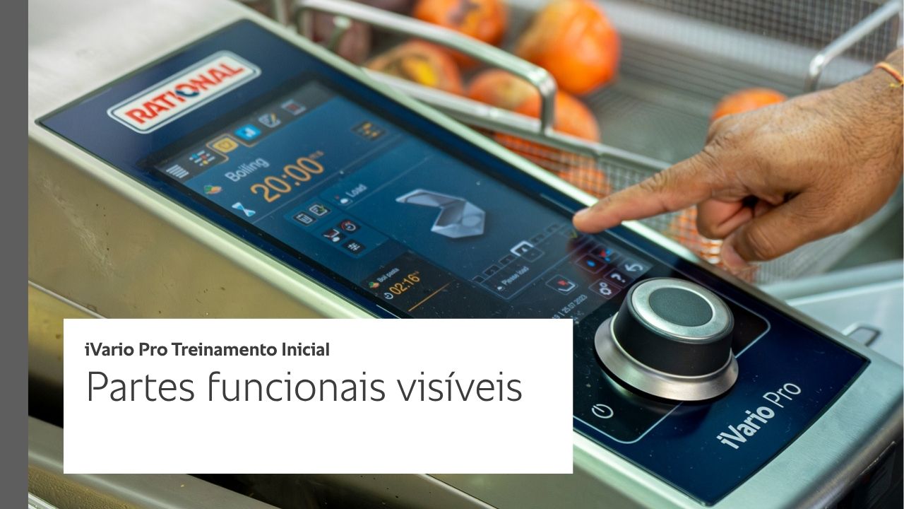 Partes funcionais visíveis – Treinamento Inicial para iVario Pro