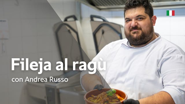 Ricetta: Fileja al ragu con Andrea Russo