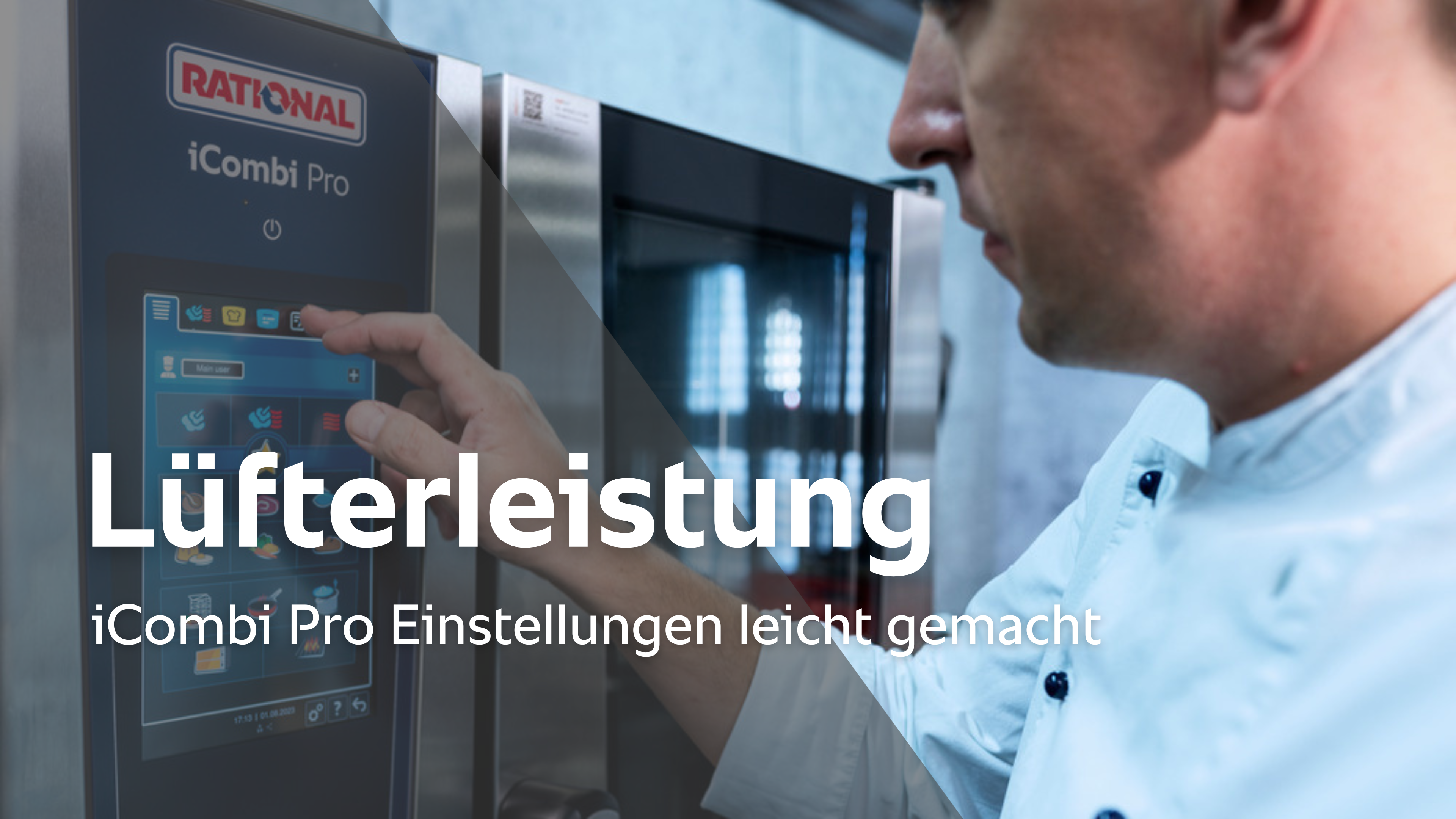 Lüfterradgeschwindigkeit senken	- iCombi Pro Einstellungen leicht gemacht