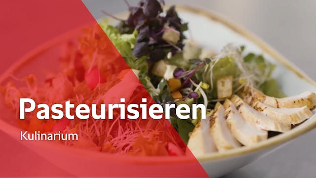 Pasteurisieren  - Kulinarium