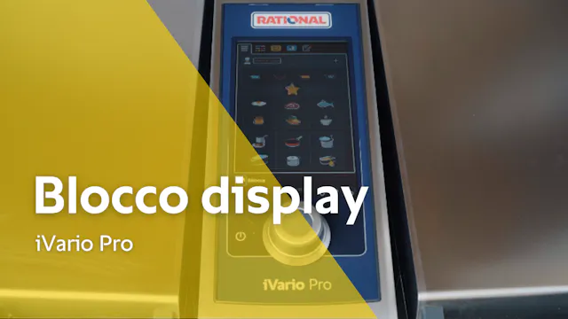 Formazione: Bloccare il display in iV...