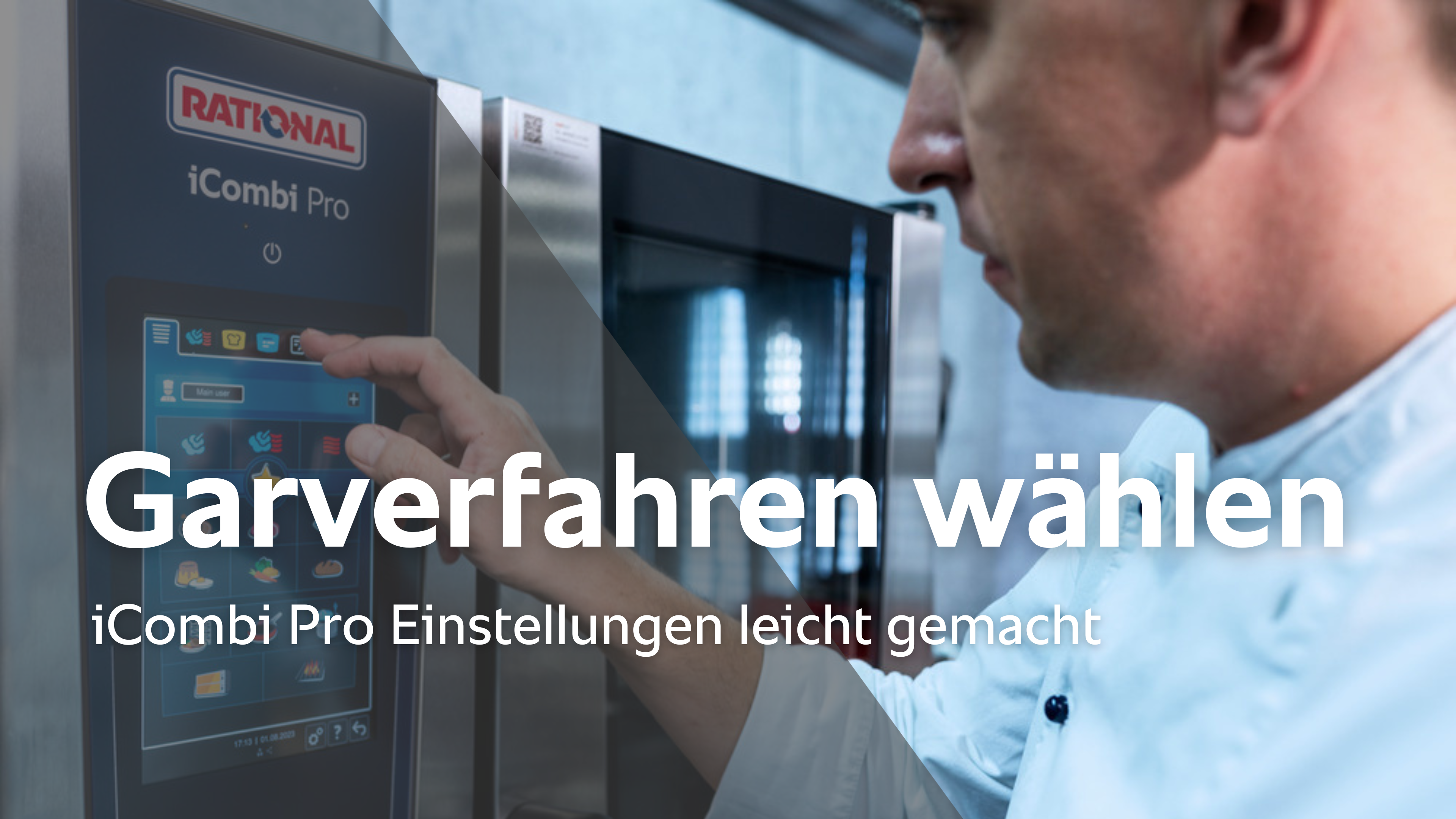 Garverfahren anwählen - iCombi Pro Einstellungen leicht gemacht