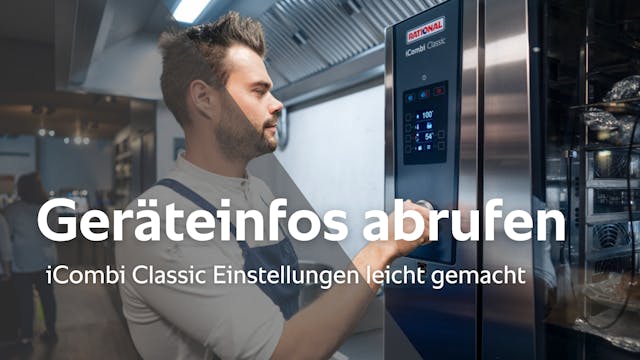 Geräteinfos abrufen - iCombi Classic ...