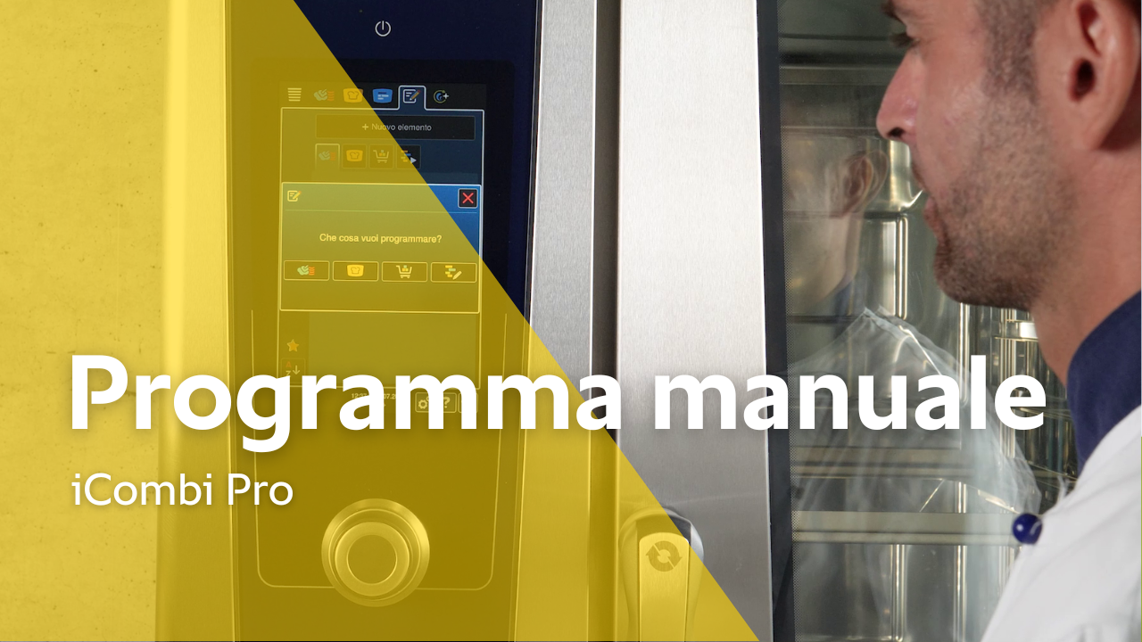 Formazione: Salvare un programma manuale in iCombi Pro