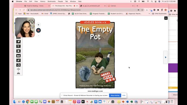 2nd Grade Reading The Empty Pot