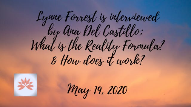 Lynne is Interviewed by Ana Del Casti...