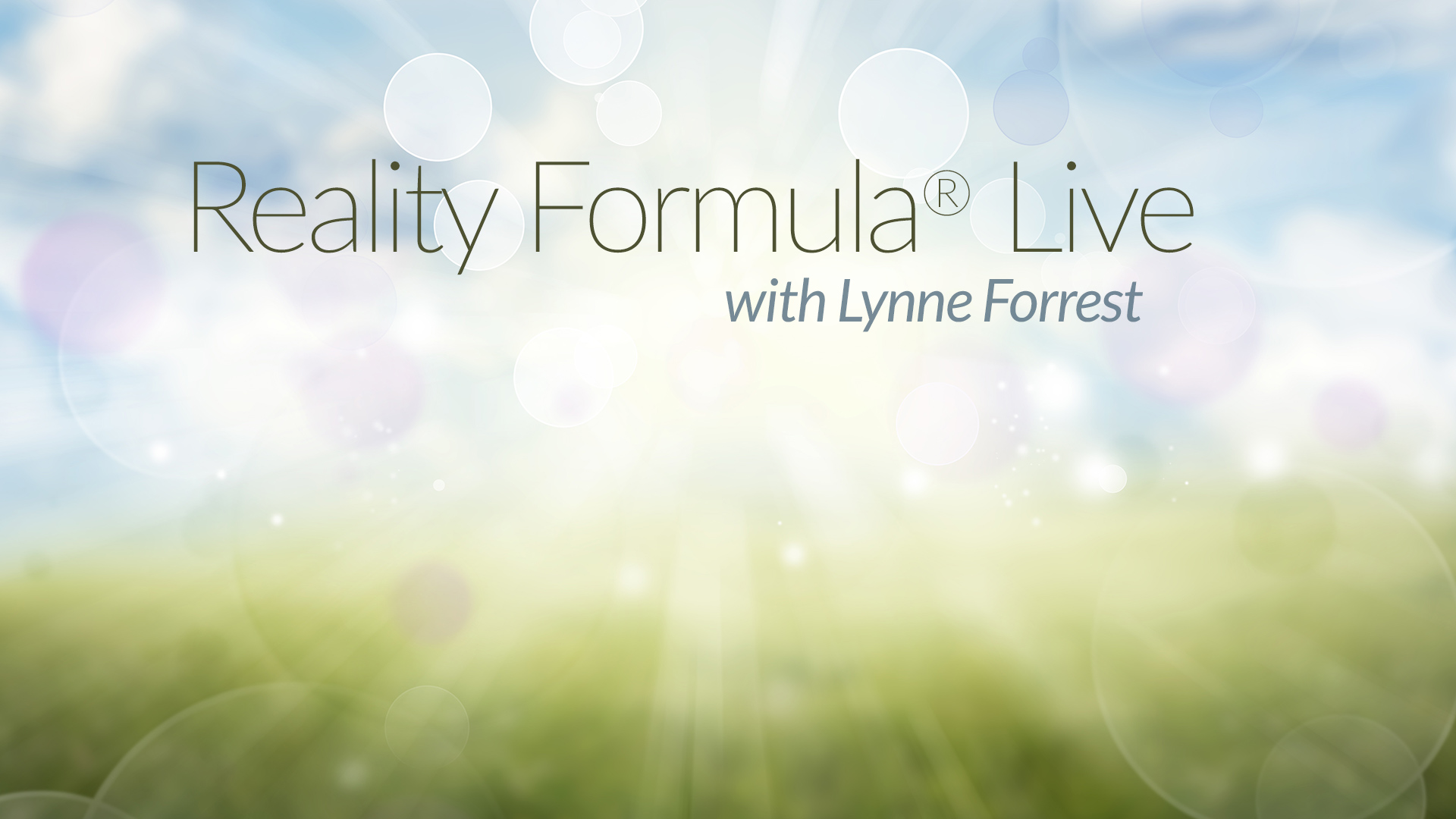 Reality Formula Live – April 12, 2018