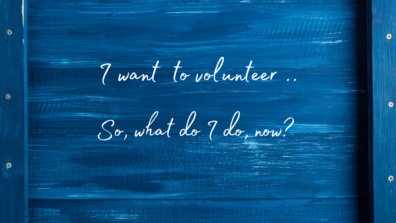 Be a volunteer