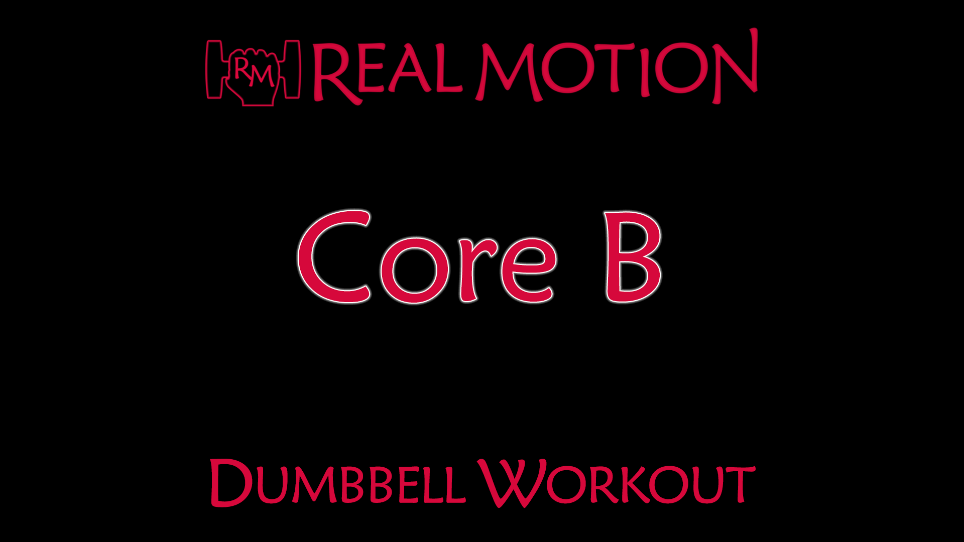 Core Set B – Dumbbell Workout