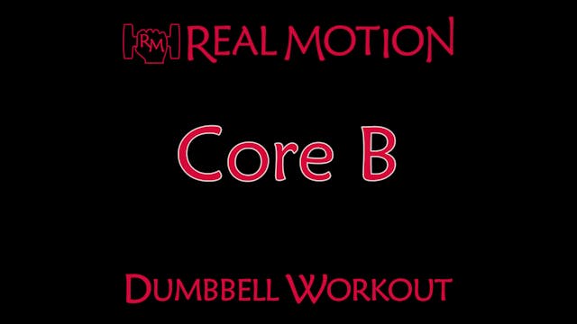 Core Set B – Dumbbell Workout