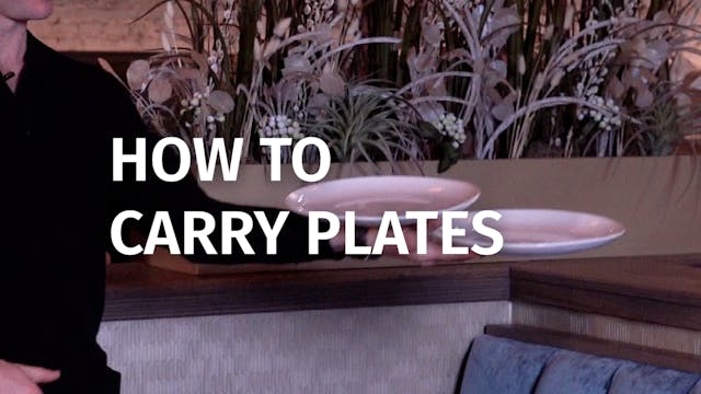 Carrying Plates | Real Server Tips
