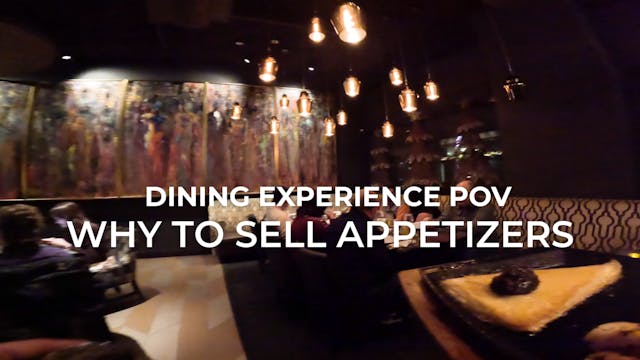 6. Why to Sell Appetizers