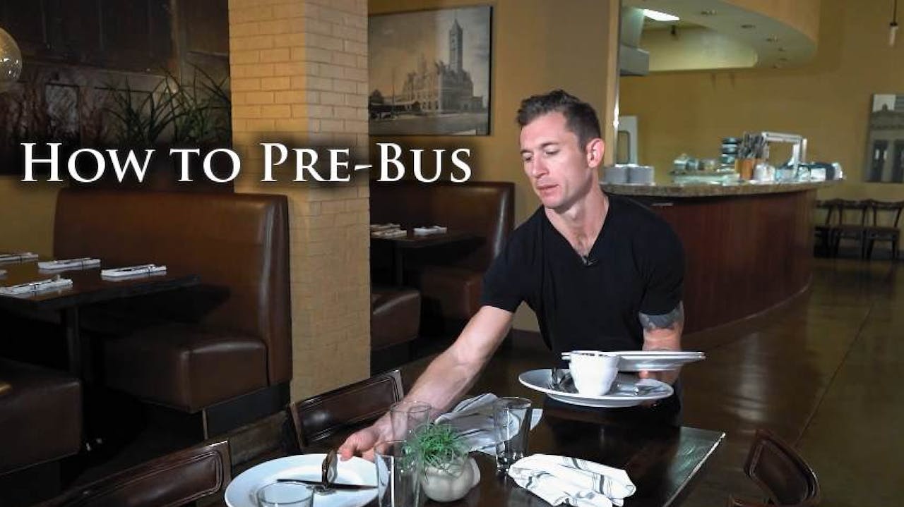 How to Pre-Bus Tables - REAL SERVER TRAINING