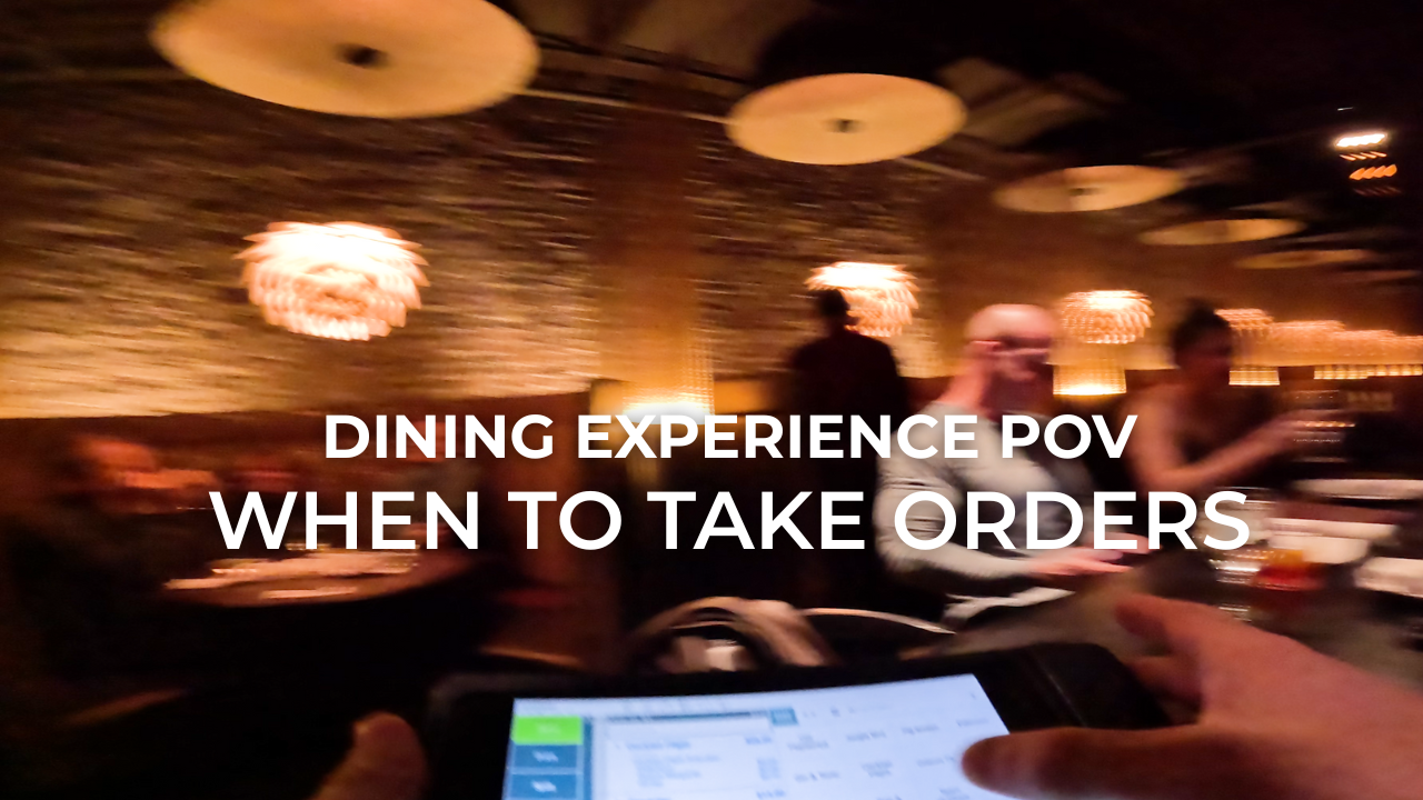 10. When to Take Orders