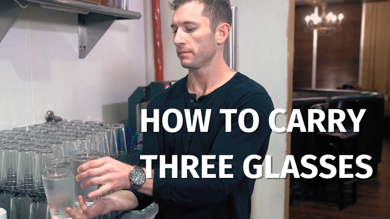 How to Carry Three Glasses in One Hand