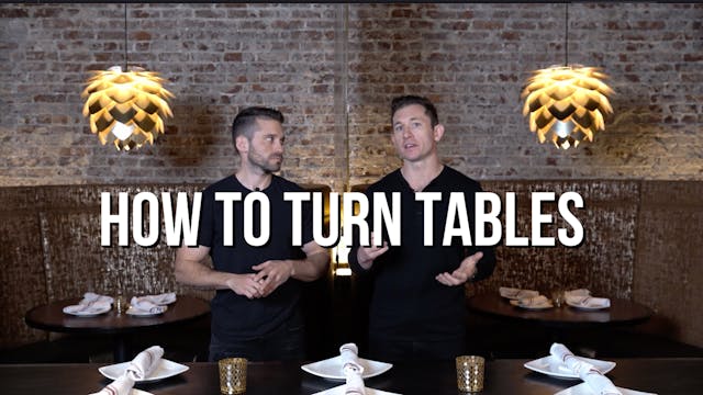 How to turn tables