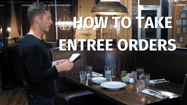 How to Efficiently Collect Entree Orders