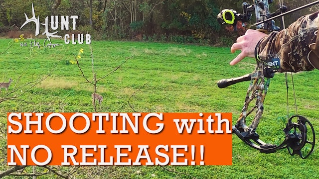 Shooting a Bow Without a Release | Michael Pitts Needs Some Luck | Hunt Club